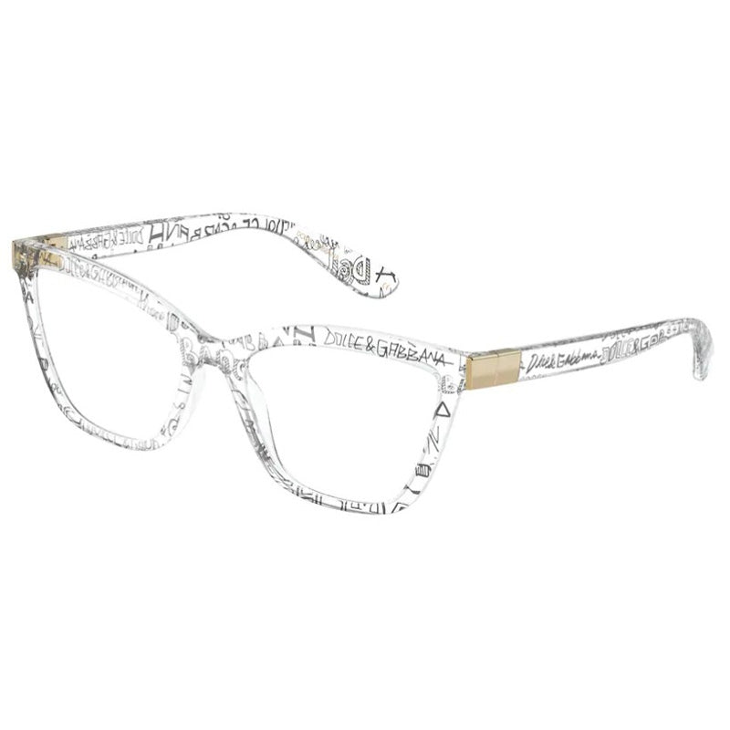 Dolce e Gabbana 0DG5076 - 3314(Transparent Graffiti) / 55-17-140