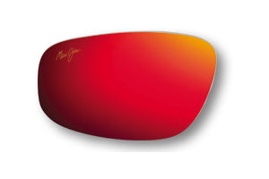 Maui Jim's Hawaii Lava lens is an HCL Bronze lens with a red mirror. It allows you to experience the high-contrast world of the HCL Bronze with the fierce aesthetic of a lava-red mirror.