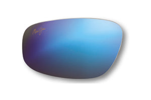 Next in the Maui Jim lens color guide is Blue Hawaii. It’s a Neutral Grey lens with a solid blue mirror.