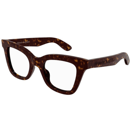 Alexander McQueen Eyeglasses, Model: AM0394O Colour: 002