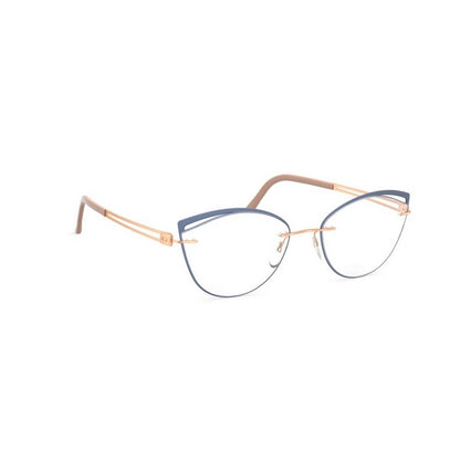 Silhouette Eyeglasses, Model: ApertureAccentRings5550FU Colour: 3530