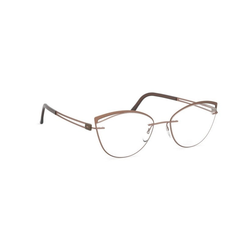 Silhouette Eyeglasses, Model: ApertureAccentRings5550FU Colour: 6040