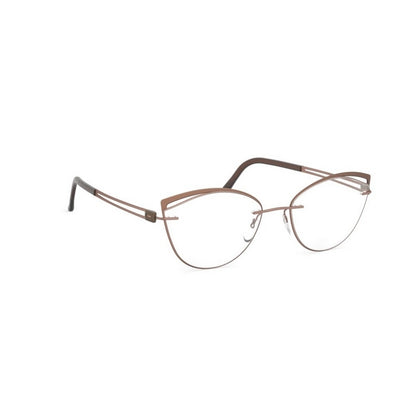 Silhouette Eyeglasses, Model: ApertureAccentRings5550FU Colour: 6040