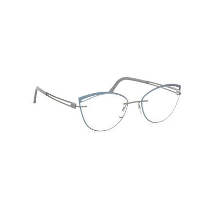 Silhouette Eyeglasses, Model: ApertureAccentRings5550FU Colour: 6560