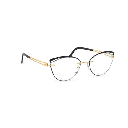 Silhouette Eyeglasses, Model: ApertureAccentRings5550FU Colour: 7530