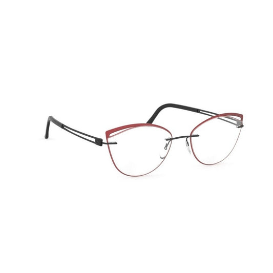 Silhouette Eyeglasses, Model: ApertureAccentRings5550FU Colour: 9040