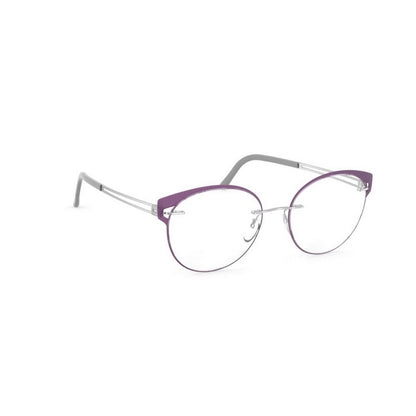 Silhouette Eyeglasses, Model: ApertureAccentRings5550FV Colour: 7000