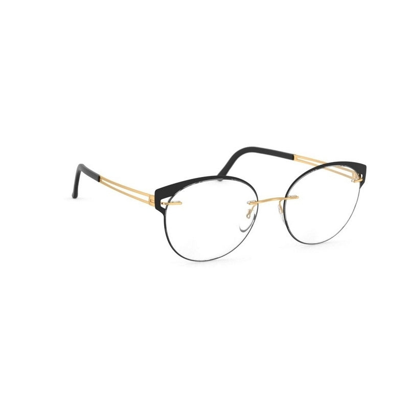 Silhouette Eyeglasses, Model: ApertureAccentRings5550FV Colour: 7530