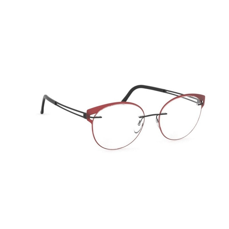 Silhouette Eyeglasses, Model: ApertureAccentRings5550FV Colour: 9040