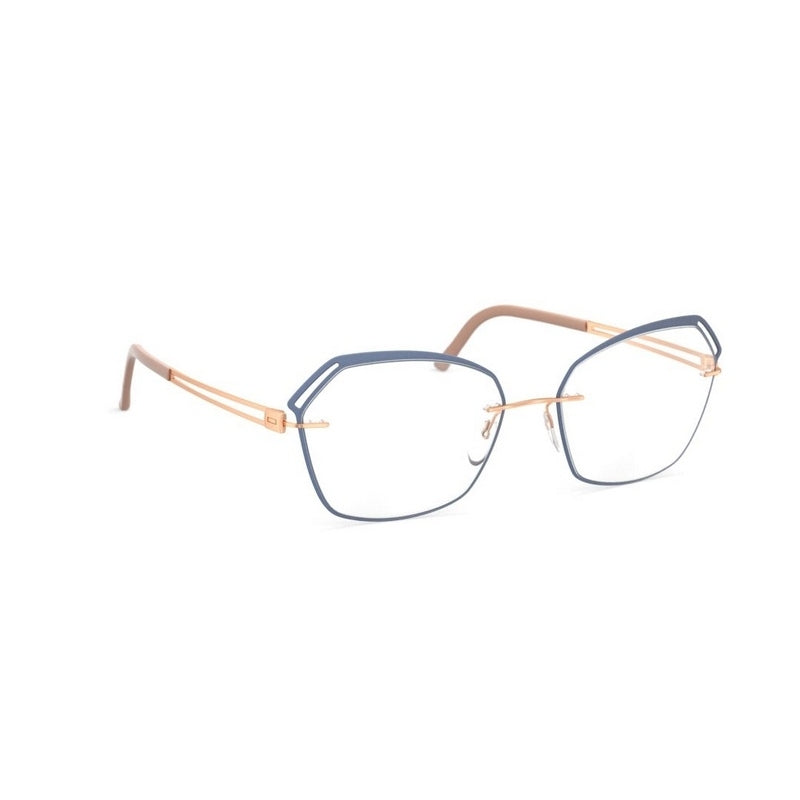 Silhouette Eyeglasses, Model: ApertureAccentRings5550JI Colour: 3530