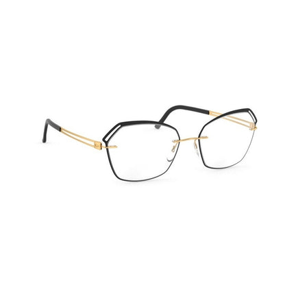 Silhouette Eyeglasses, Model: ApertureAccentRings5550JI Colour: 7530