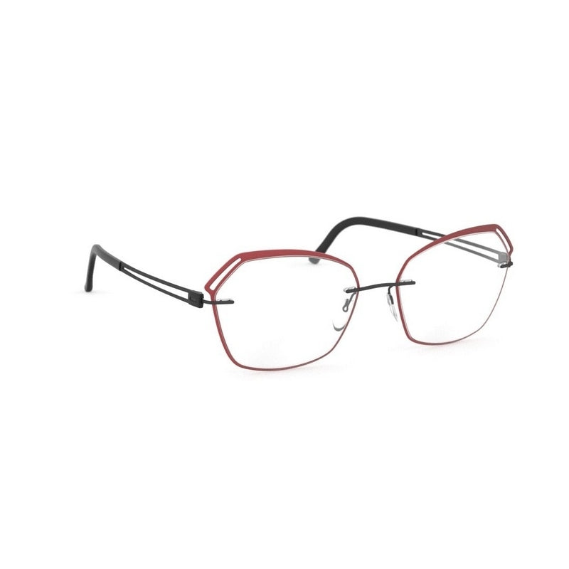 Silhouette Eyeglasses, Model: ApertureAccentRings5550JI Colour: 9040