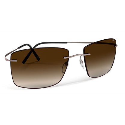 Silhouette Sunglasses, Model: AviorRimless8741 Colour: 6040