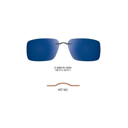 Silhouette Sunglasses, Model: CLIPON50903 Colour: A30303