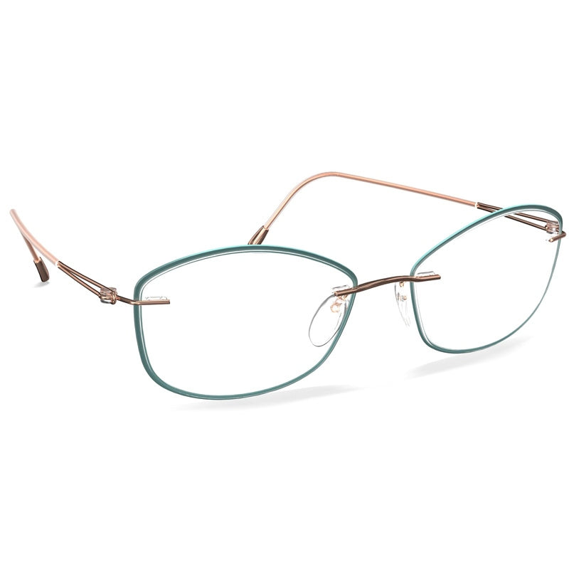 Silhouette Eyeglasses, Model: LiteSpiritAccentRingsJB Colour: 3530