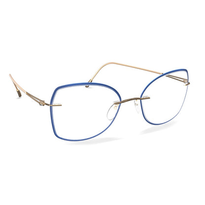 Silhouette Eyeglasses, Model: LiteSpiritAccentRingsJD Colour: 7530