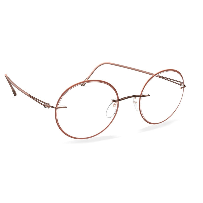 Silhouette Eyeglasses, Model: LiteSpiritAccentRingsJV Colour: 6040