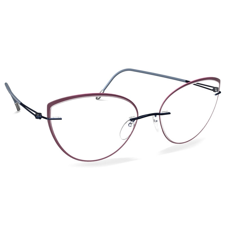 Silhouette Eyeglasses, Model: LiteSpiritAccentRingsLR Colour: 4540