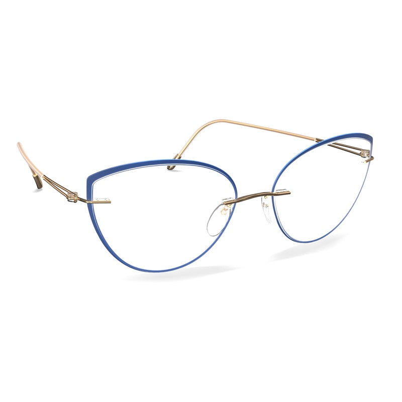 Silhouette Eyeglasses, Model: LiteSpiritAccentRingsLR Colour: 7530