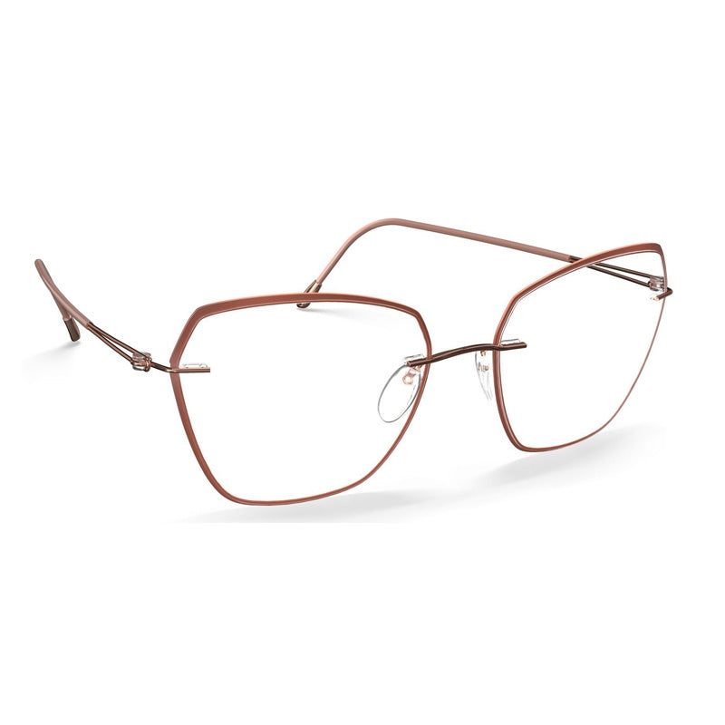 Silhouette Eyeglasses, Model: LiteSpiritAccentRingsLS Colour: 6040