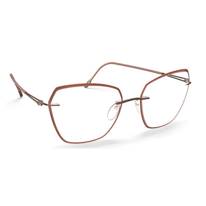 Silhouette Eyeglasses, Model: LiteSpiritAccentRingsLS Colour: 6040