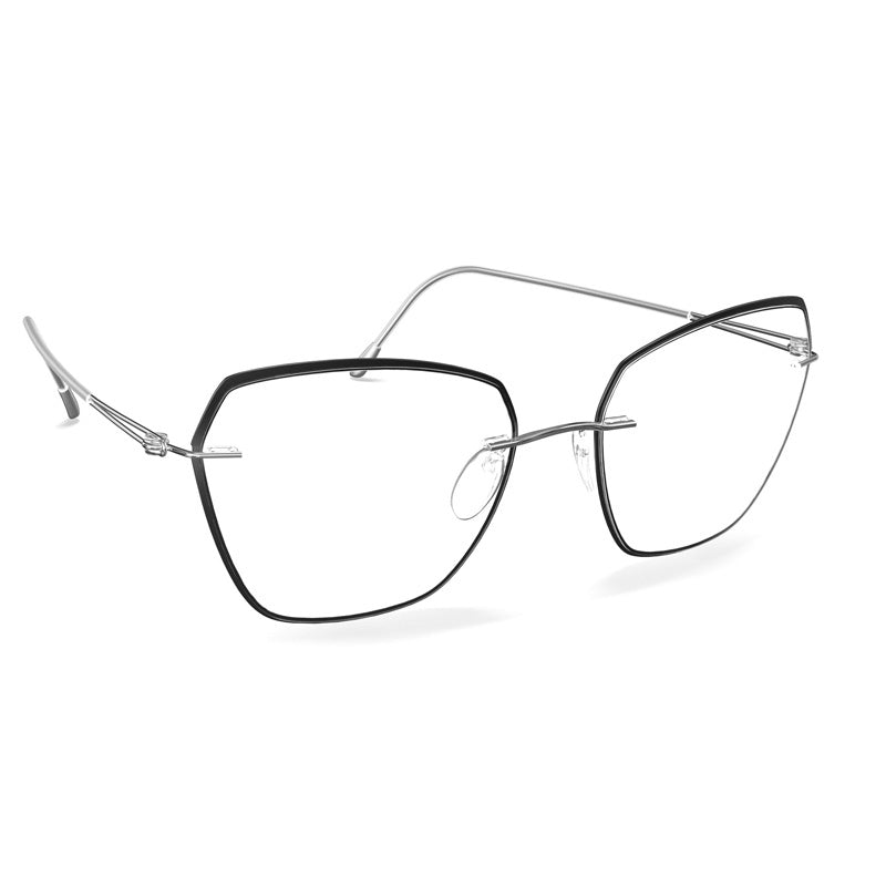 Silhouette Eyeglasses, Model: LiteSpiritAccentRingsLS Colour: 7000