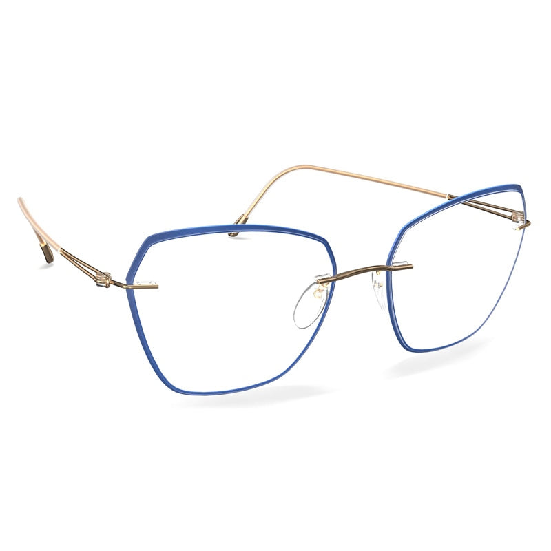 Silhouette Eyeglasses, Model: LiteSpiritAccentRingsLS Colour: 7530