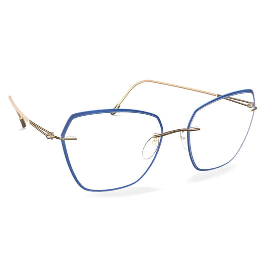 Silhouette Eyeglasses, Model: LiteSpiritAccentRingsLS Colour: 7530