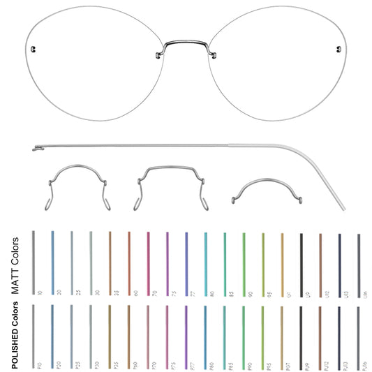 LINDBERG Eyeglasses, Model: Spirit2543basic Colour: Custom