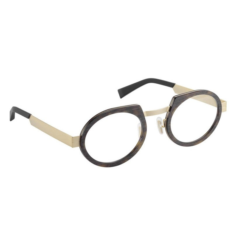 SEEOO Eyeglasses, Model: BigMetalGold Colour: Tortoise