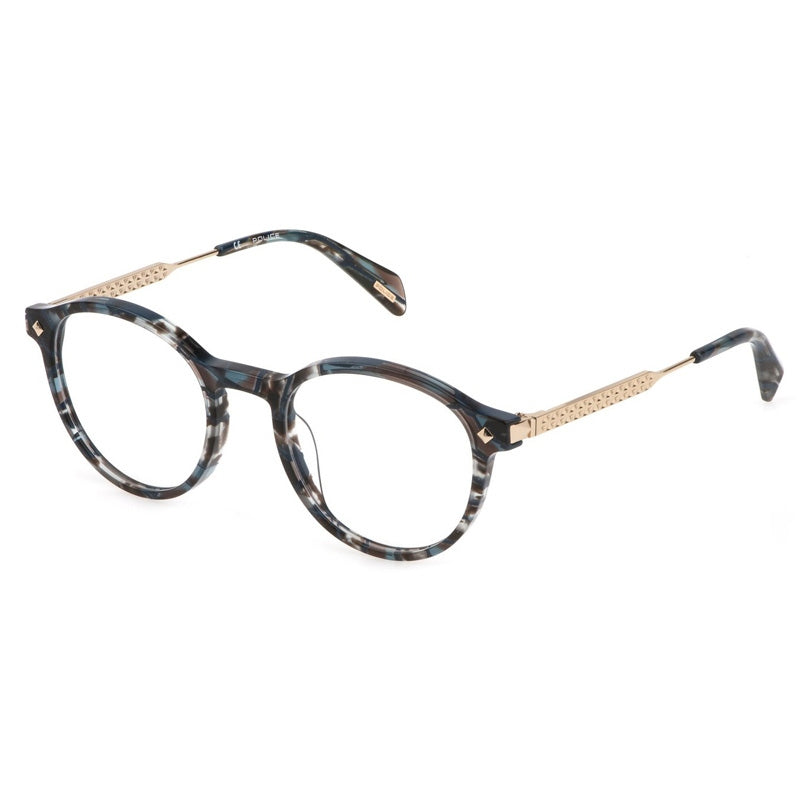 Police Eyeglasses, Model: VPLG27 Colour: 0XAP